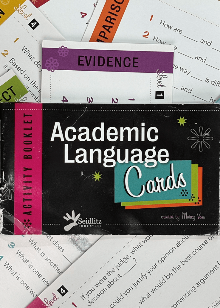 Academic Language Cards - SPANISH